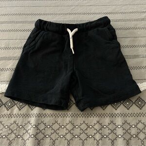 cute black toddler lounge shorts 🖤